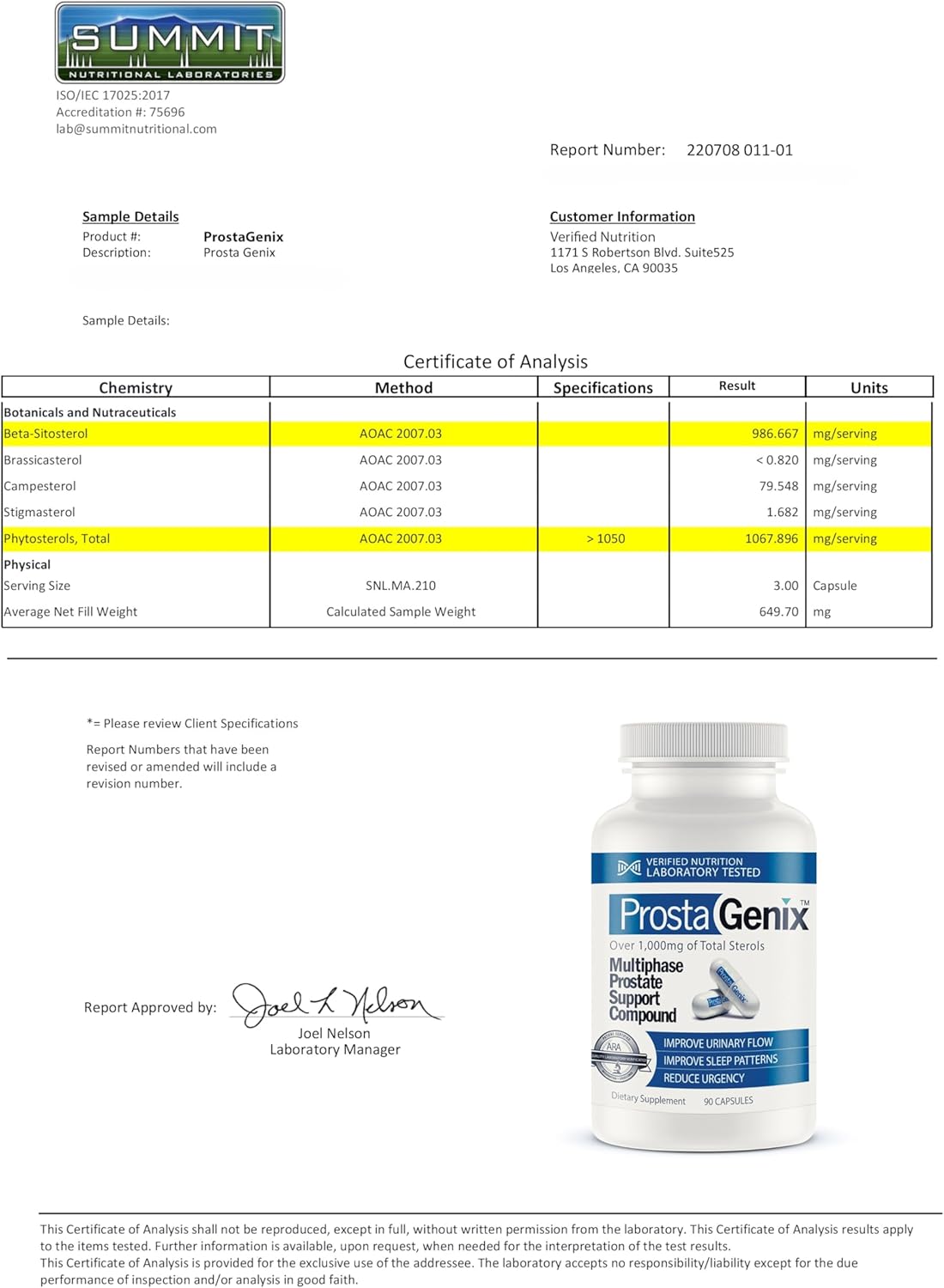 ProstaGenix Prostate Supplement | Supports Urinary Health & Comfort – 90 Capsules