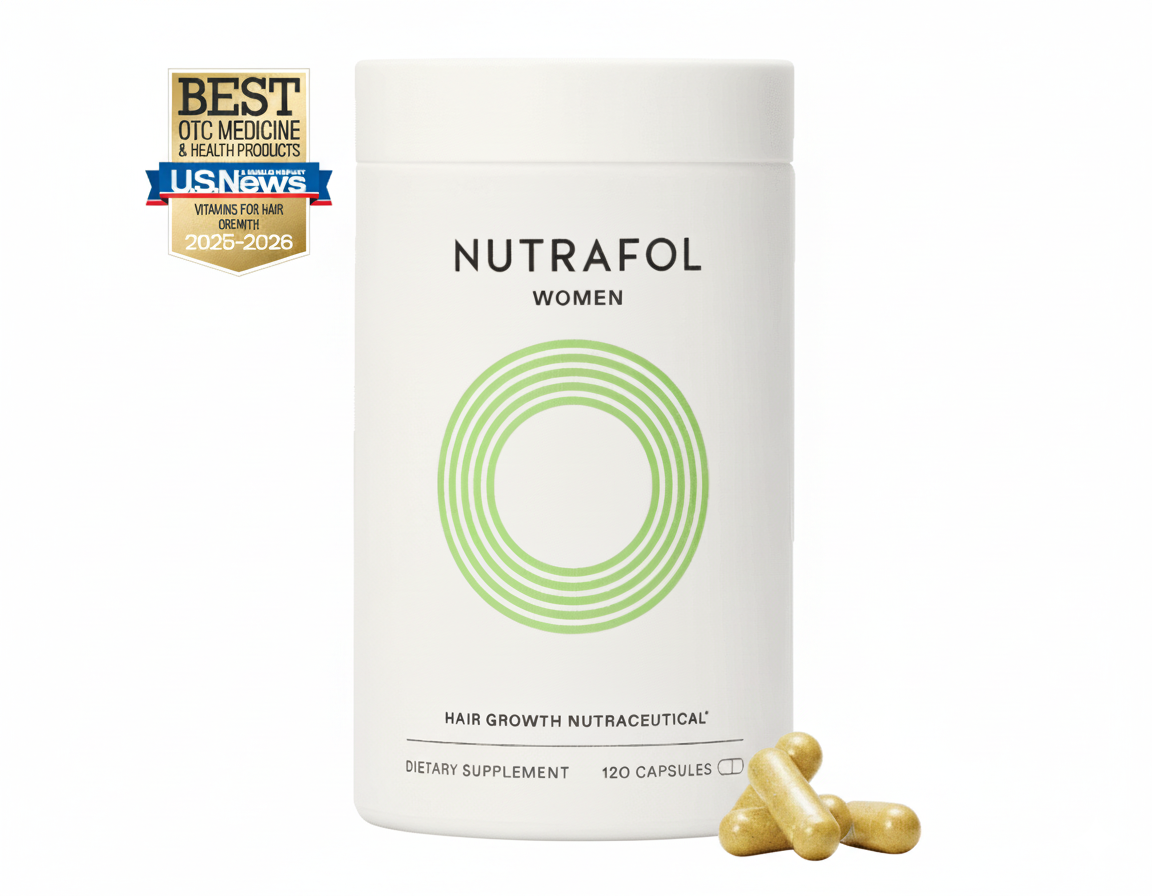 Nutrafol Women's Vegan Hair Nutraceuticals Supplement 120 Capsule