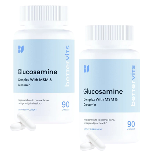 Bettervits Glucosamine Complex | Joint Support & Flexibility Tablets – 90 Count Pack of 2