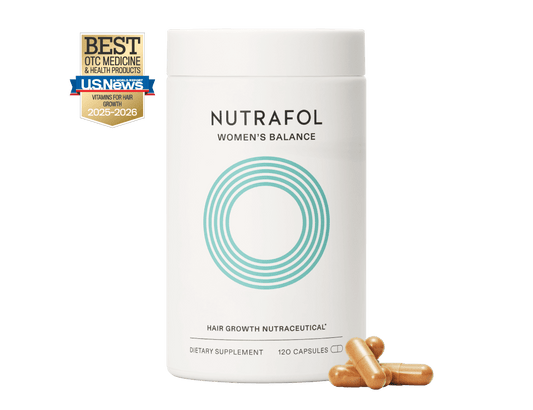 Nutrafol Women's Balance - Hair Growth Nutraceutical Supplement, 120 Capsules