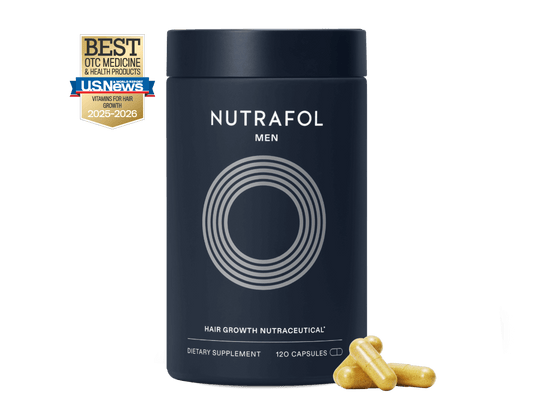Nutrafol Glass  Men's Hair Growth Supplement - 120 Capsules